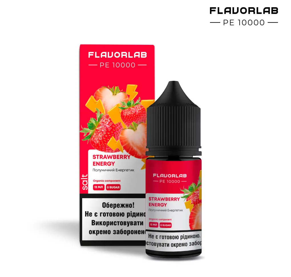 Ароматизатор Flavorlab РЕ 10000 Полуничний енергетик 12 мл