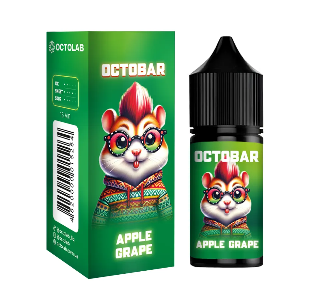 Ароматизатор Octobar NFT Apple Grape 15 мл