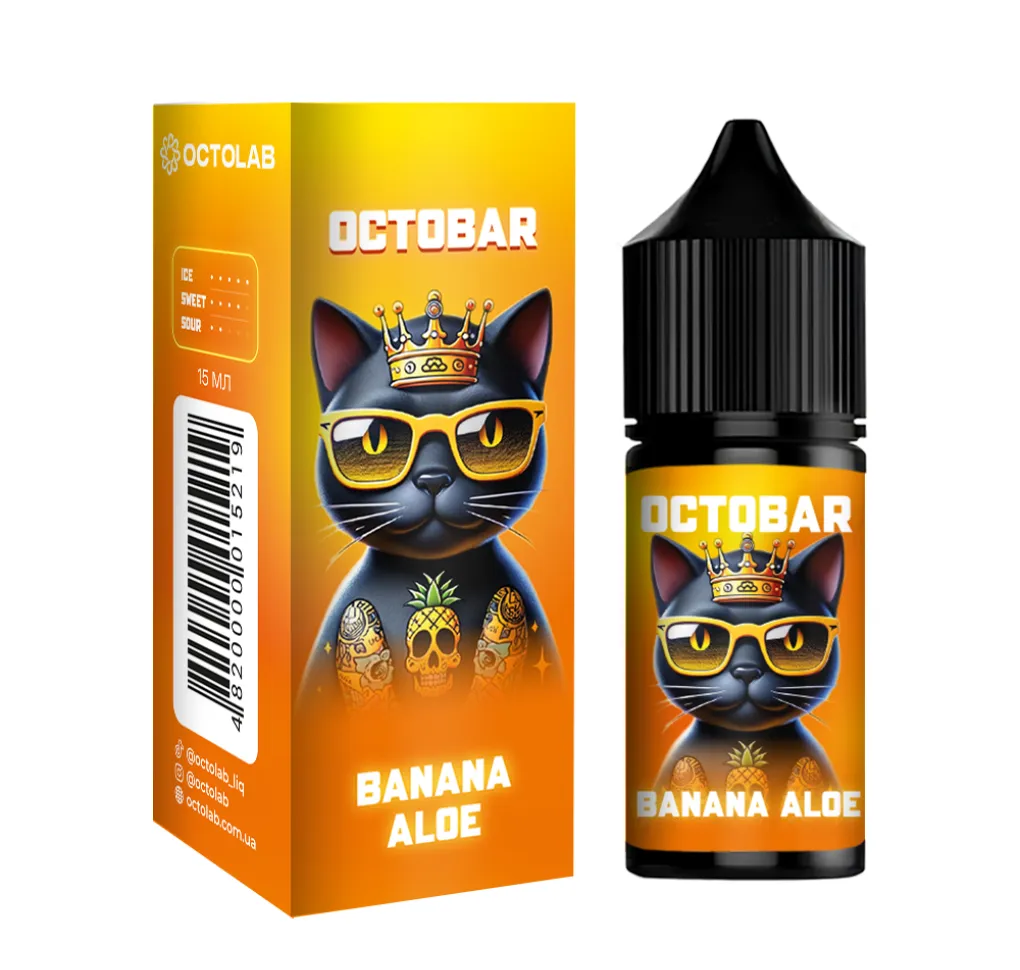 Ароматизатор Octobar NFT Banana Aloe 15 мл