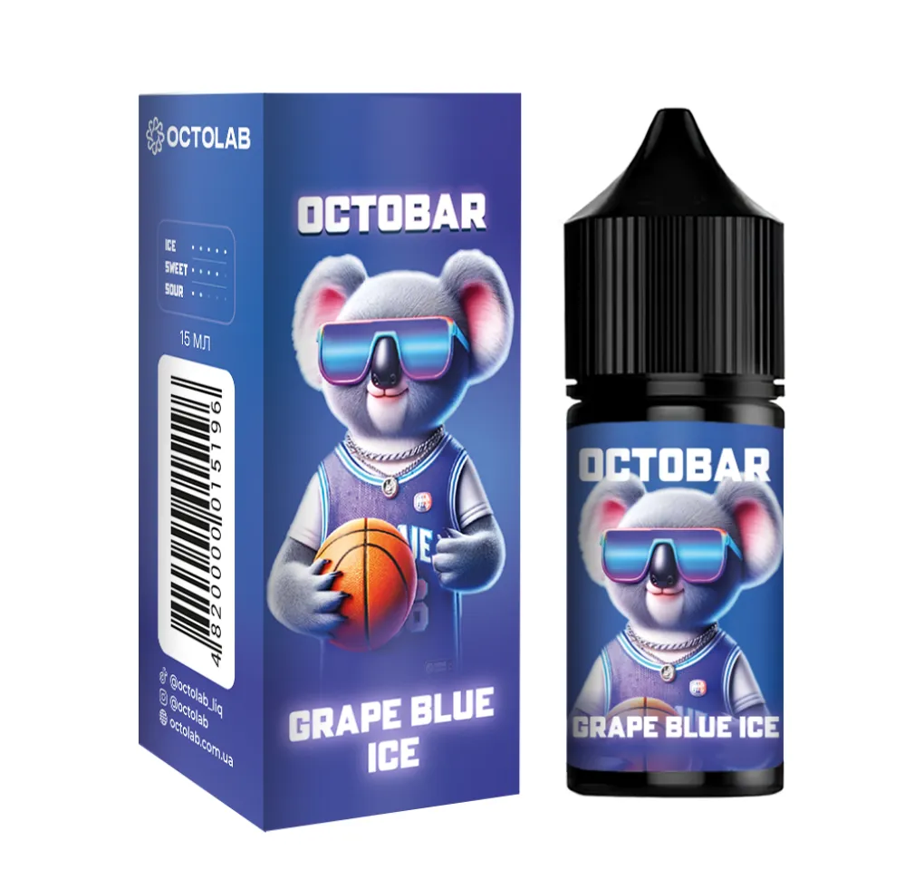 Ароматизатор Octobar NFT Grape Blue Ice 15 мл