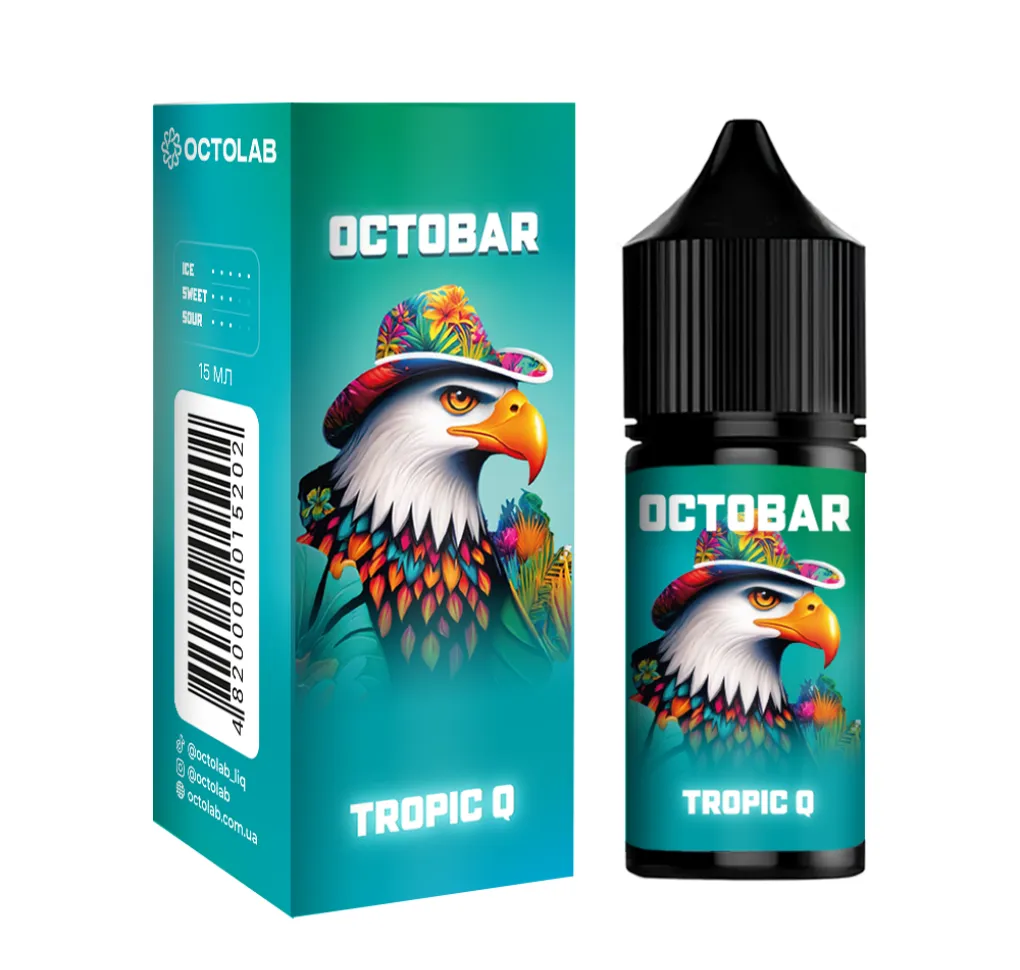 Ароматизатор Octobar NFT Tropic Q 15 мл Ароматизатор Octobar NFT Tropic Q 15 мл