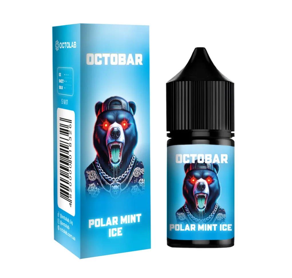 Ароматизатор Octobar NFT Polar Mint Ice 5 мл Ароматизатор Octobar NFT Polar Mint Ice 5 мл