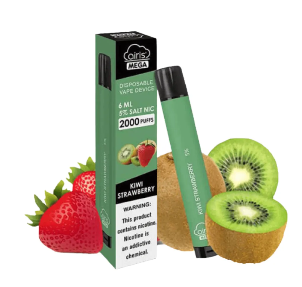 Електронна сигарета Airis Mega 2000 Kiwi Strawberry Електронна сигарета Airis Mega 2000 Kiwi Strawberry