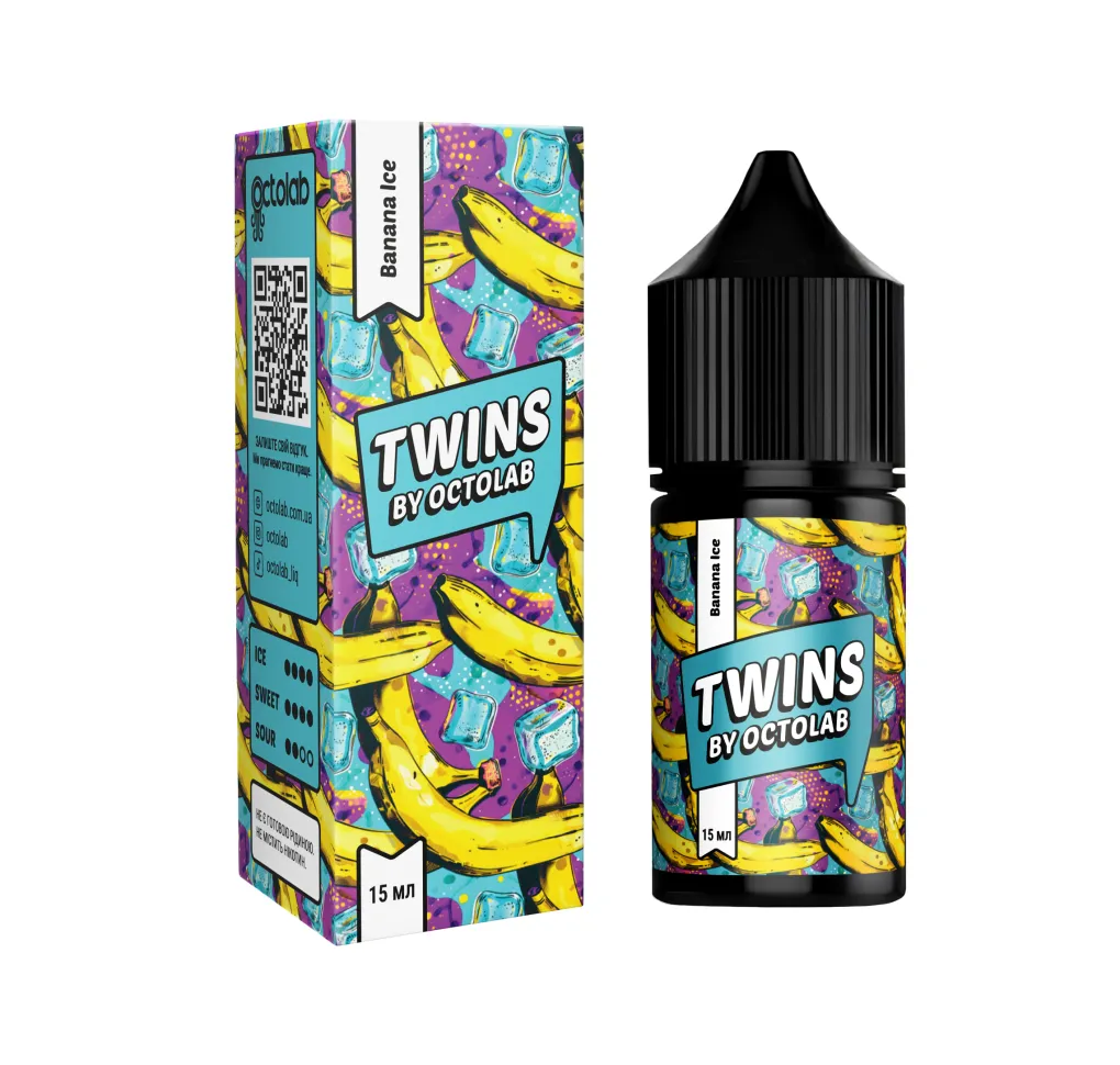Ароматизатор Octobar TWINS Banana Ice 15 мл