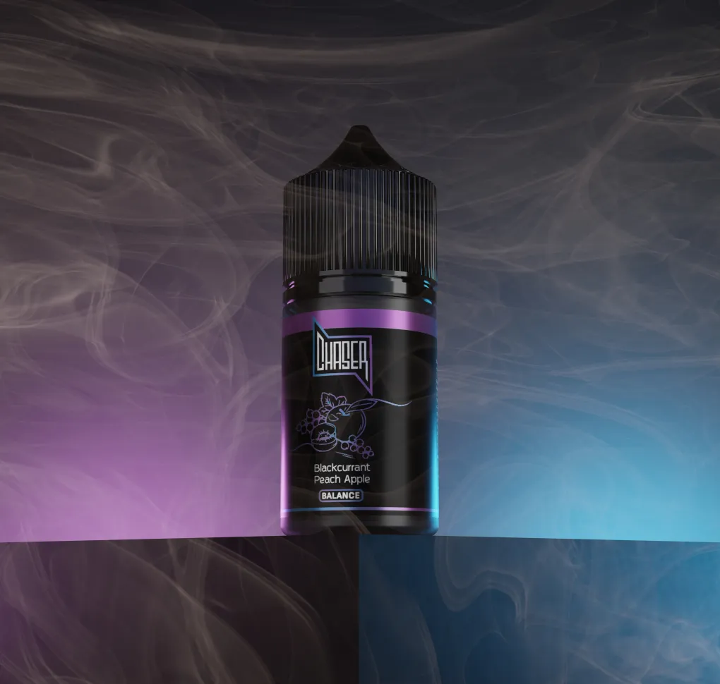 АРОМАТИЗАТОР CHASER BLACK Blackcurrant Peach Apple 12 мл