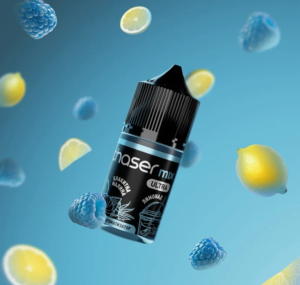 АРОМАТИЗАТОР Chaser MIX БЛАКИТНА МАЛИНА ЛИМОНАД 12 мл