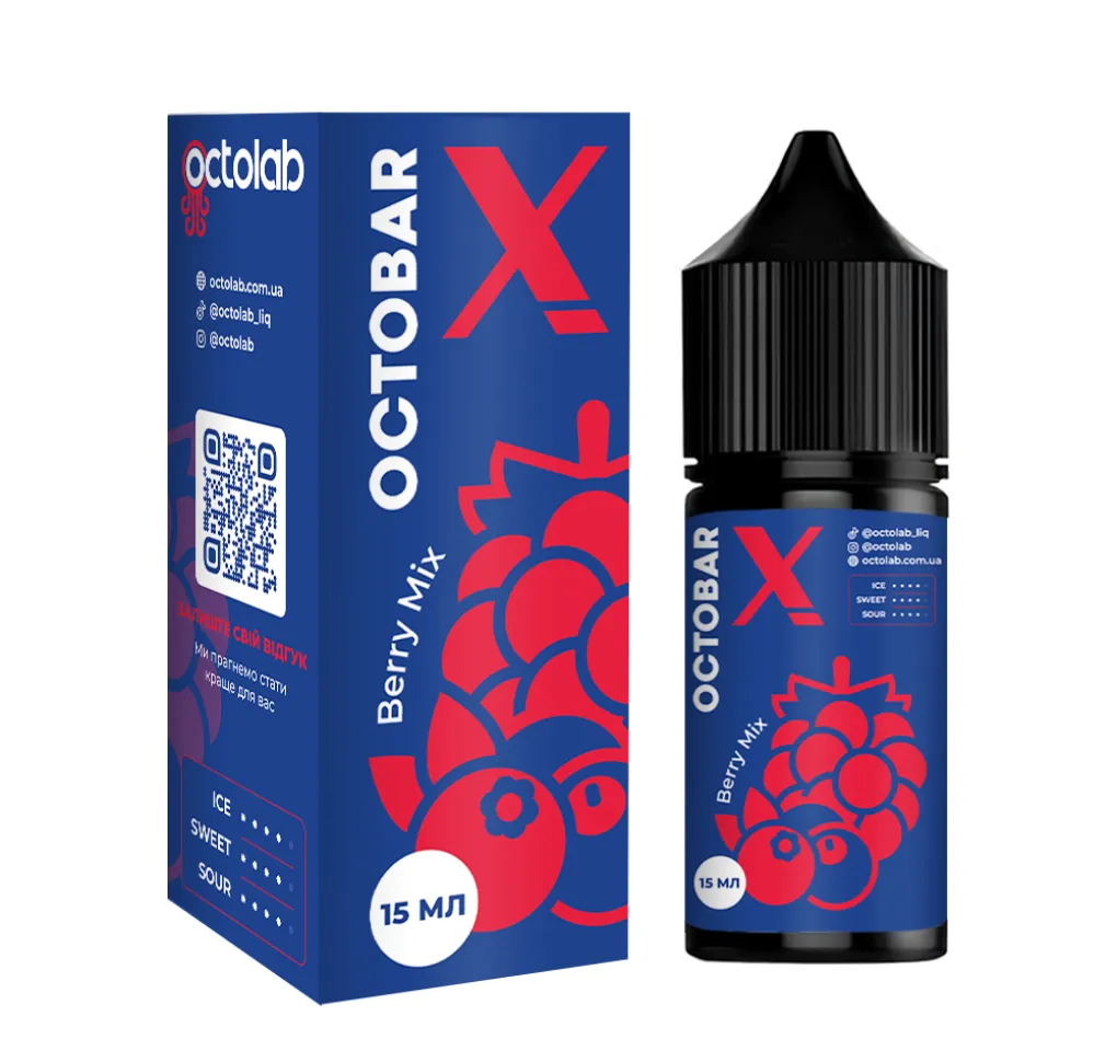 Ароматизатор Octobar X Berry Mix 15 мл