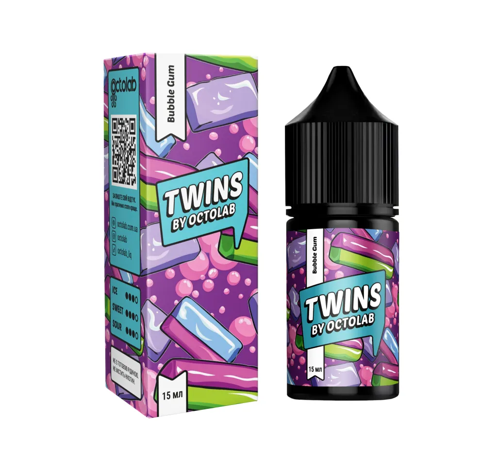 Ароматизатор Octobar TWINS Bubble Gum 15 мл