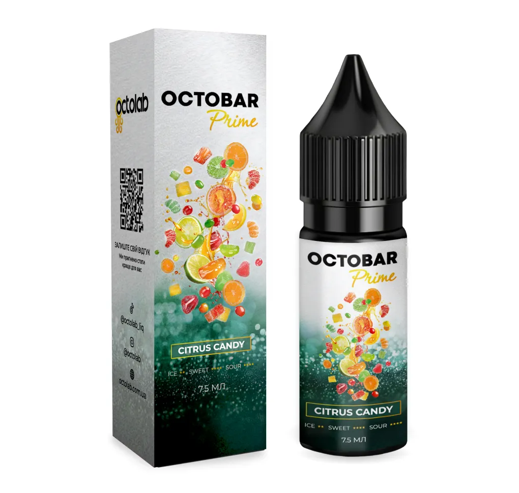 Ароматизатор Octobar Prime Citrus Candy 7,5 мл