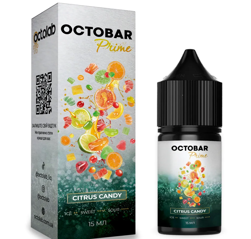 Ароматизатор Octobar Prime Citrus Candy 15 мл