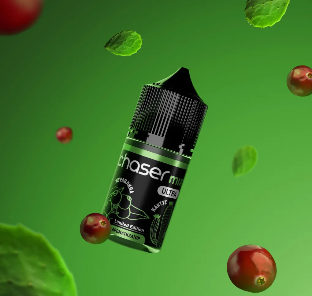 АРОМАТИЗАТОР Chaser MIX ЖУРАВЛИНА КАКТУС 12 мл АРОМАТИЗАТОР Chaser MIX ЖУРАВЛИНА КАКТУС 12 мл