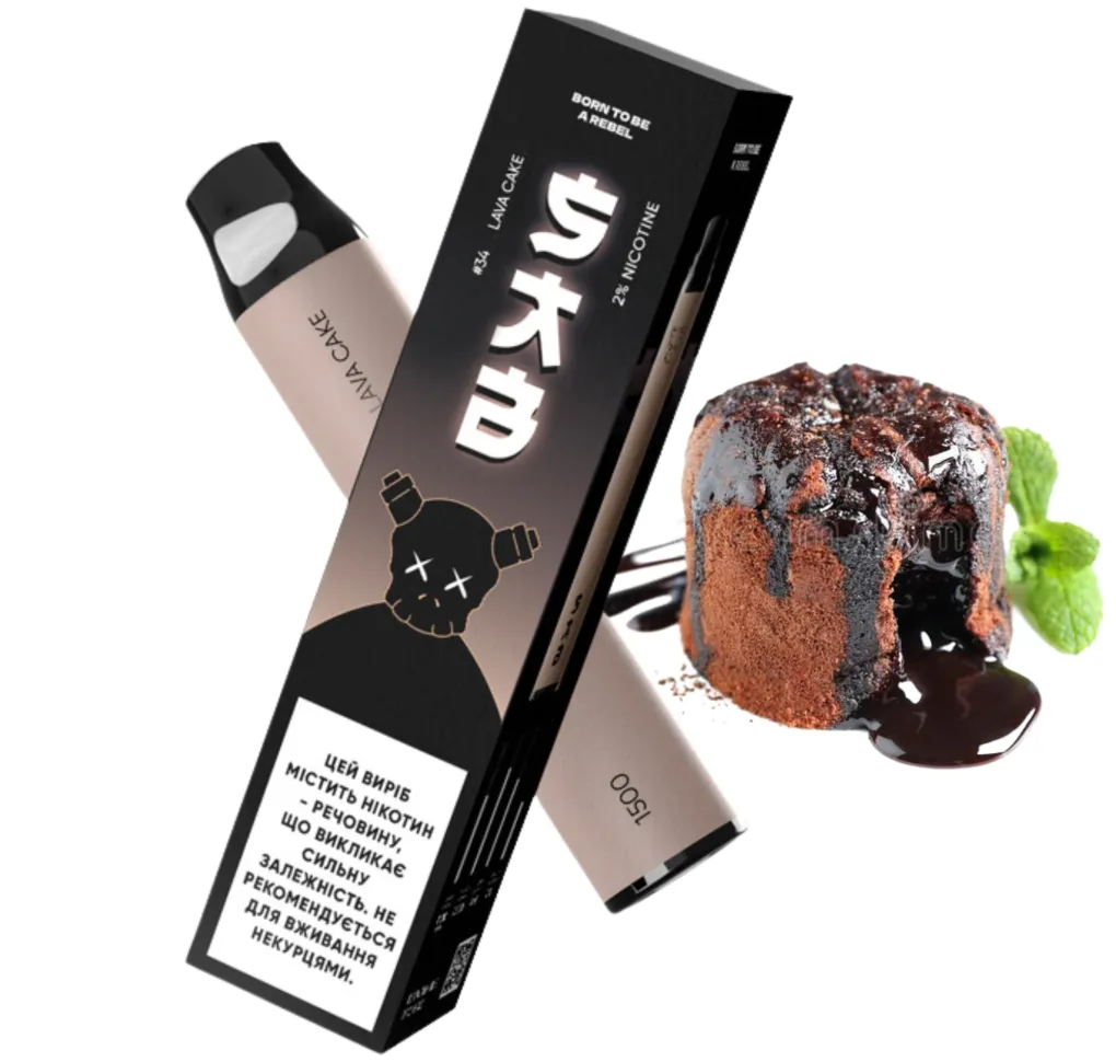 Електронна сигарета SAB 1500 №34 Lava Cake