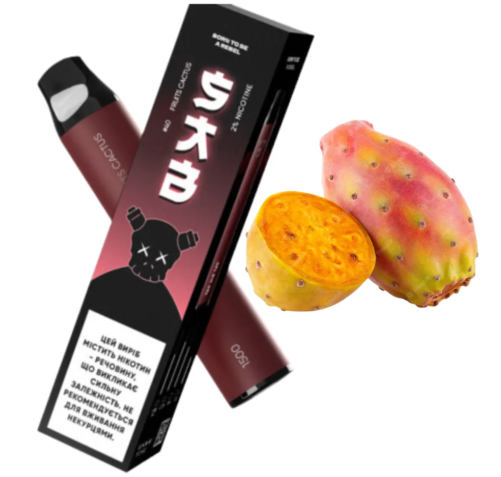 Електронна сигарета SAB 1500 №40 Fruits Cactus