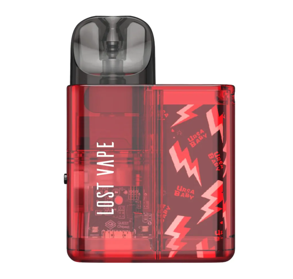 Lost Vape Ursa Baby Red Clear
