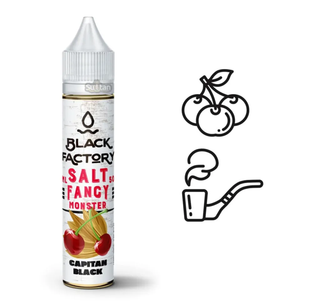Black Factory 30 ml 50 mg Вишня тютюн