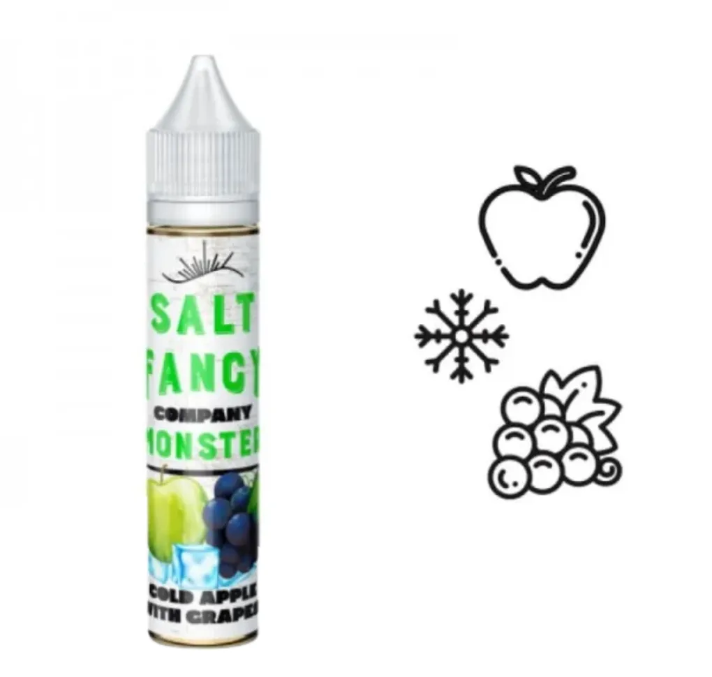 Black Factory 30 ml 50 mg Яблуко виноград з льодом Black Factory 30 ml 50 mg Яблуко виноград з льодом