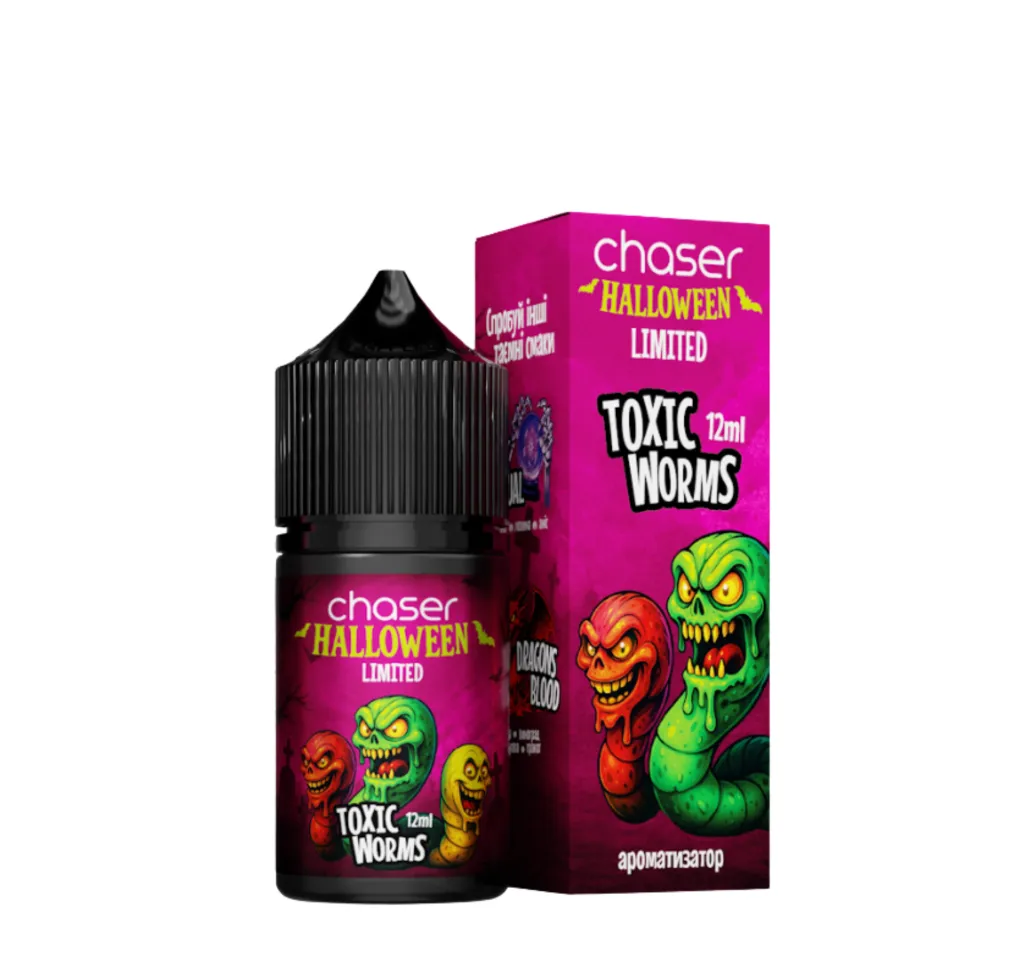 Ароматизатори Chaser Halloween TOXIC WORMS 12 мл