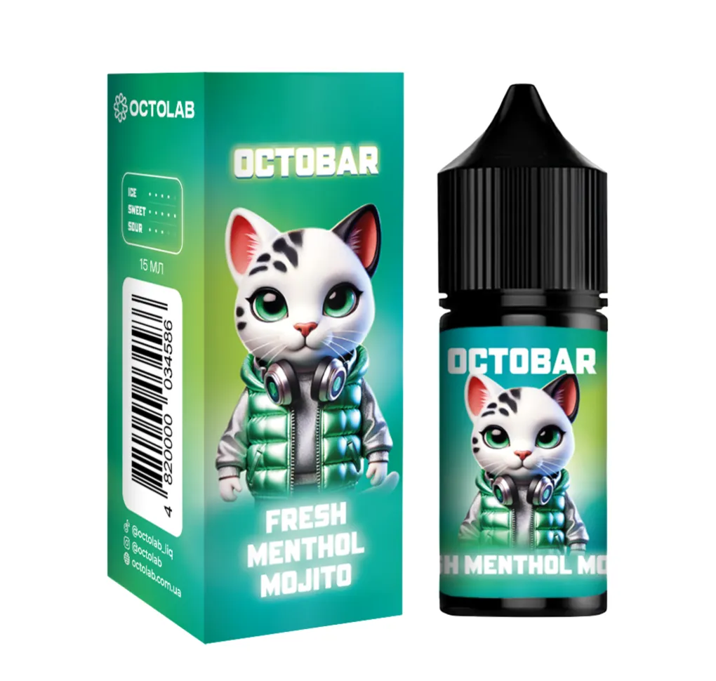 Ароматизатор Octobar NFT Fresh Mentol Mojito15 мл