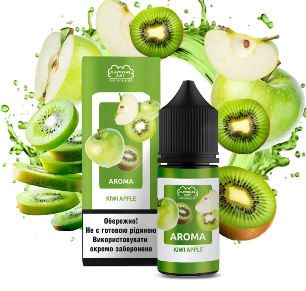 Ароматизатор Flavorlab Puff Ківі яблуко 12 мл