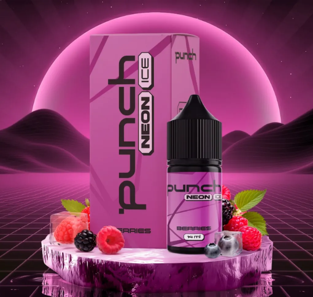 Ароматизатор Punch Neon Ice Berries 14 мл Ароматизатор Punch Neon Ice Berries 14 мл