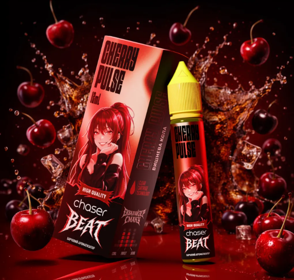 Ароматизатор Chaser Beat Cherry Pulse 12 мл Ароматизатор Chaser Beat Cherry Pulse 12 мл