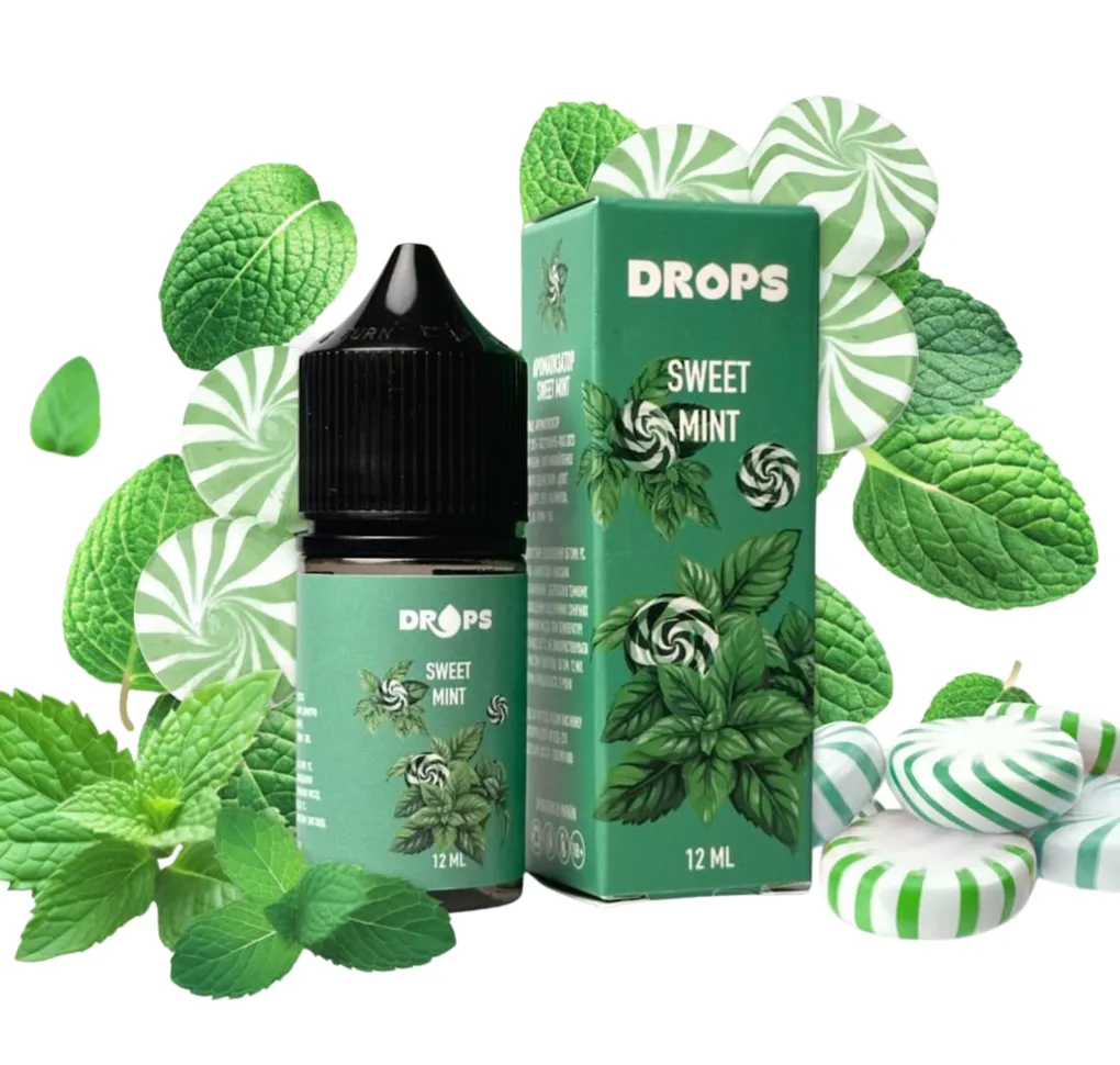 Ароматизатори Hype Drops Sweet Mint 12 мл Ароматизатори Hype Drops Sweet Mint 12 мл