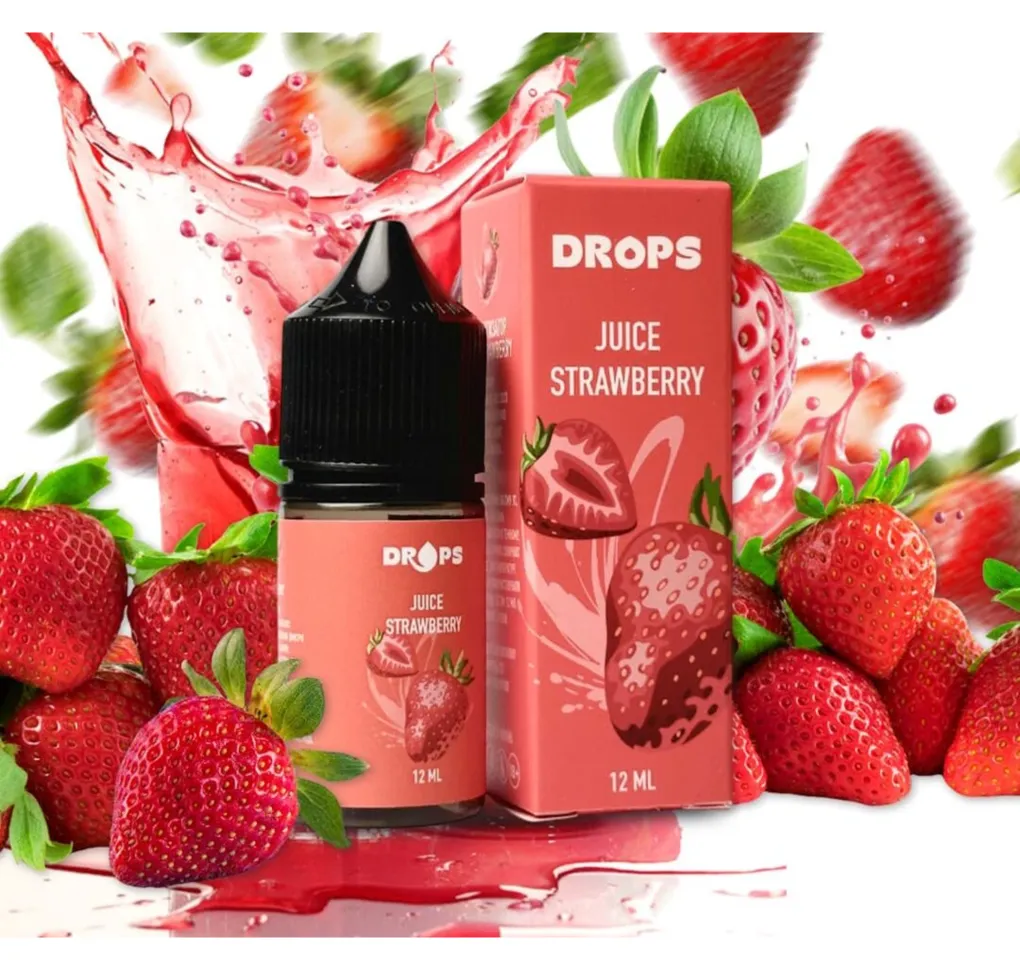 Ароматизатори Hype Drops Juice Strawberry 12 мл Ароматизатори Hype Drops Juice Strawberry 12 мл