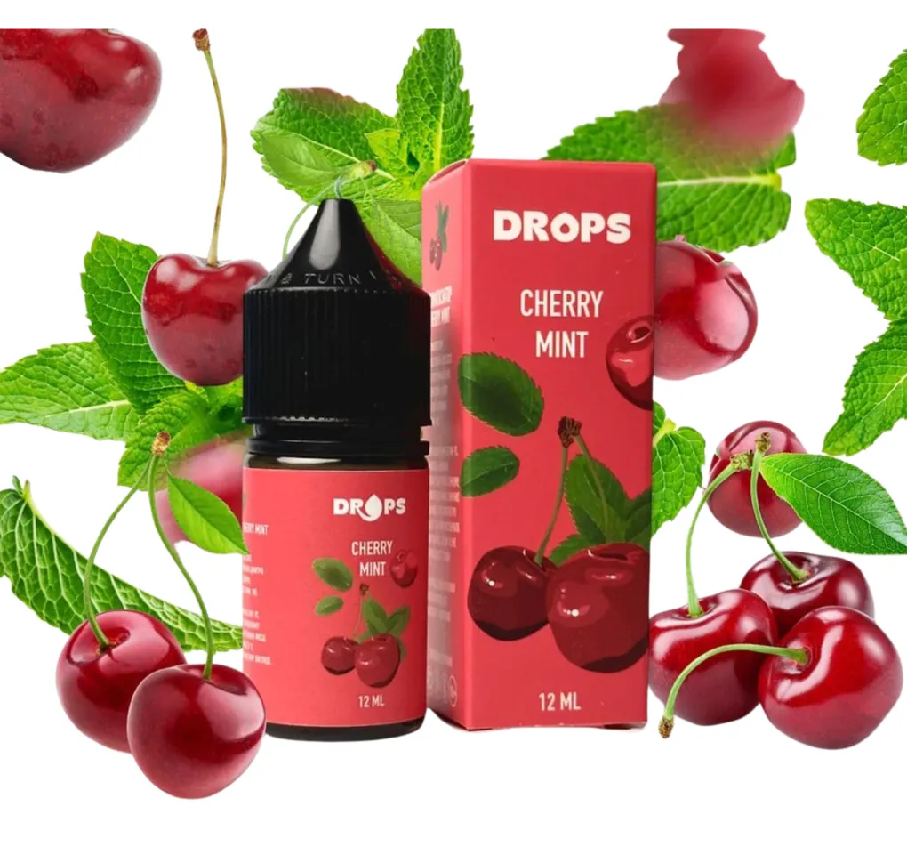 Ароматизатори Hype Drops Cherry Mint 12 мл