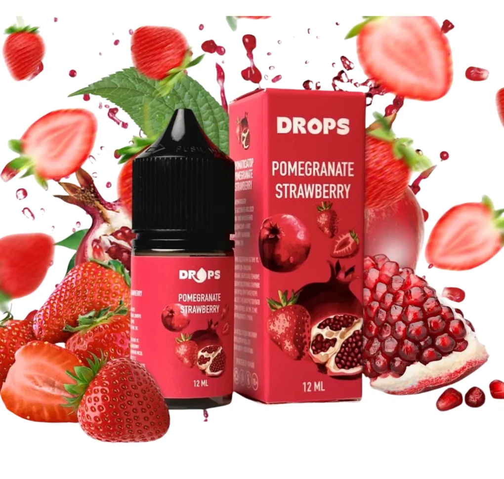 Ароматизатори Hype Drops Pomegranate Strawberry 12 мл