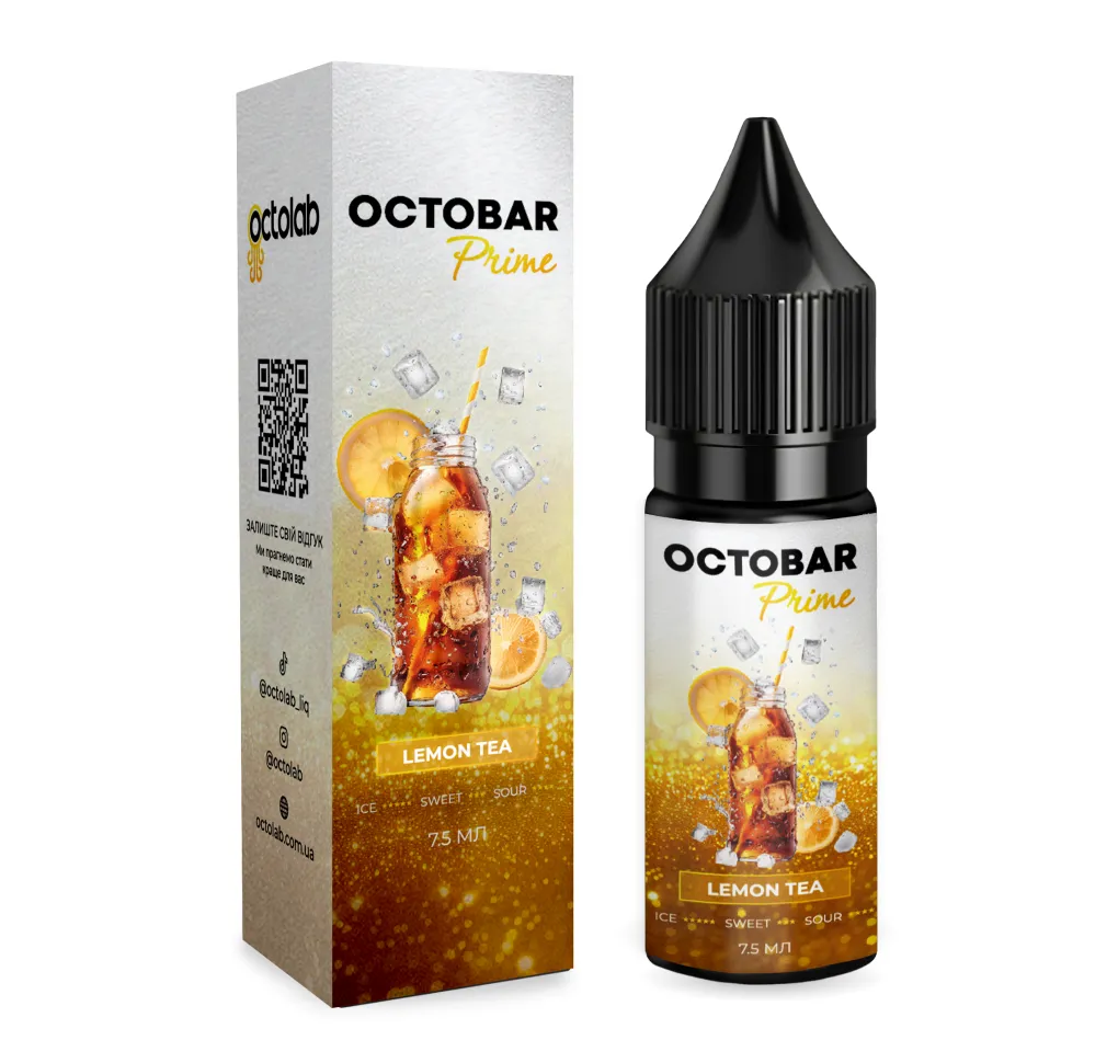 Ароматизатор Octobar Prime Lemon Tea 7,5 мл
