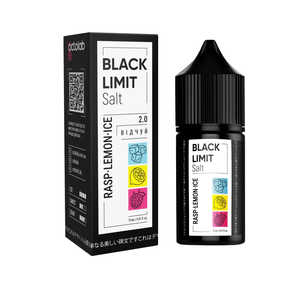 Ароматизатор Octobar Black Limit Raspb Lemon Ice 15 мл