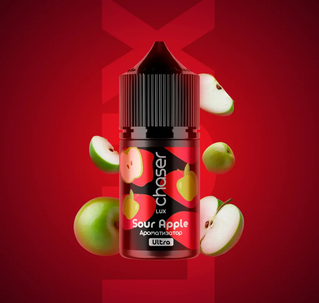 АРОМАТИЗАТОР CHASER LUX SOUR APPLE 12 мл