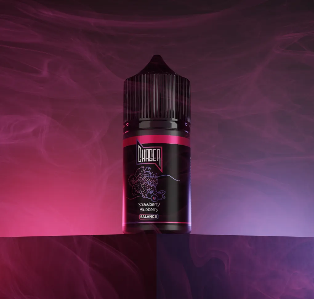 АРОМАТИЗАТОР CHASER BLACK Strawberry Blueberry 12 мл