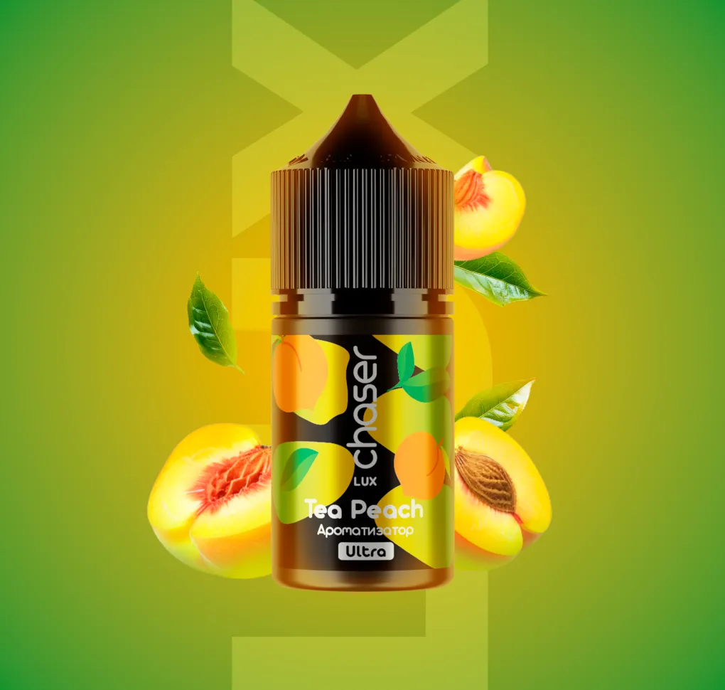 АРОМАТИЗАТОР CHASER LUX PEACH TEA 12 мл