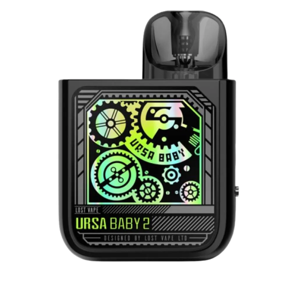 Lost Vape Ursa Baby 2 Pop Black x Time Gear Lost Vape Ursa Baby 2 Pop Black x Time Gear