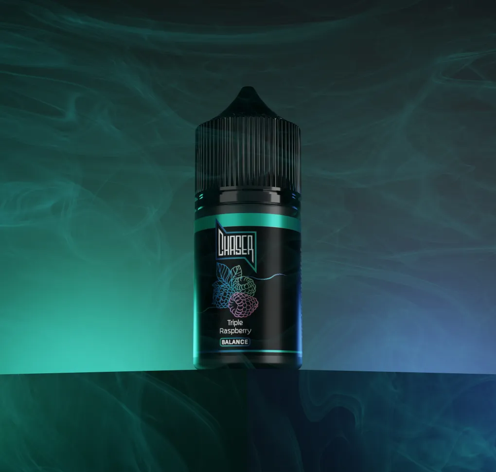 АРОМАТИЗАТОР CHASER BLACK TRIPLE RASPBERRY 12 мл