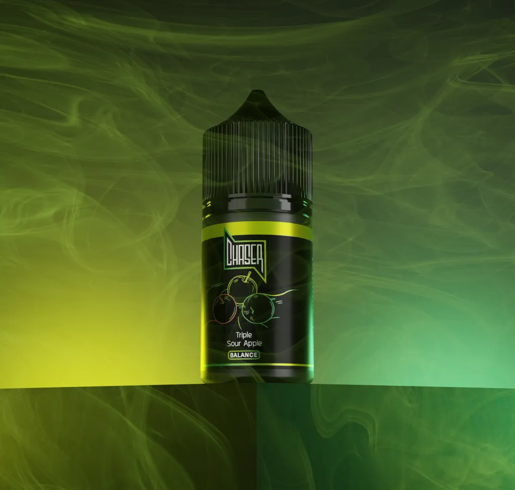 АРОМАТИЗАТОР CHASER BLACK Triple Sour Apple 12 мл