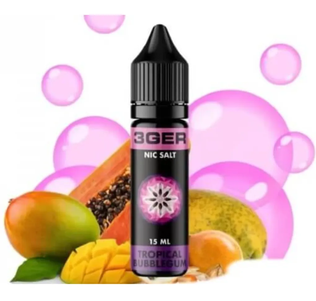 3Ger New 15 мл 50 мг Tropical Bubblegum 3Ger New 15 мл 50 мг Tropical Bubblegum