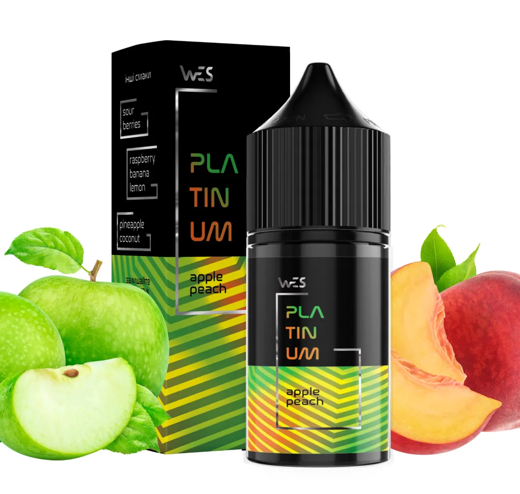 Ароматизатори WES Platinum Apple Peach 10 мл