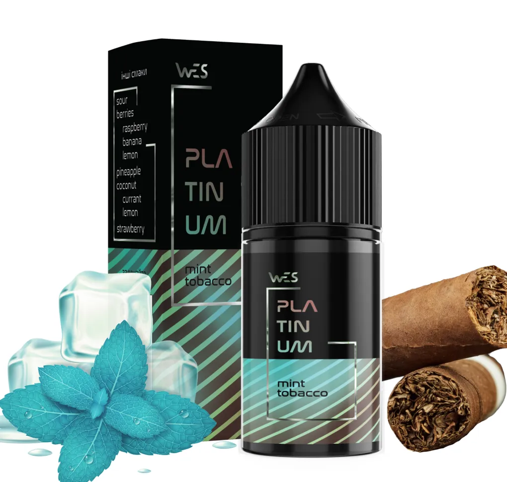 Ароматизатори WES Platinum Mint Tobacco 10 мл