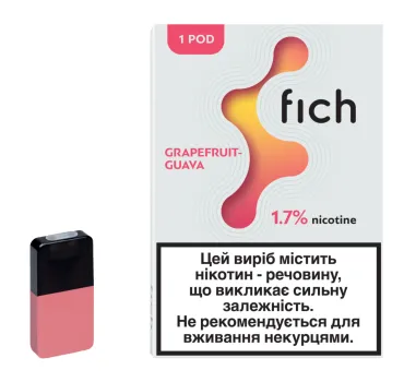 Картридж Fich Grapefruit-Guava 1.7% 0.8 ом