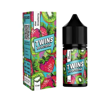 Ароматизатор Octobar TWINS Kiwi Strawberry 15 мл