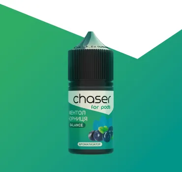 АРОМАТИЗАТОР CHASER For Pods ЧОРНИЦЯ З МЕНТОЛОМ 12 мл